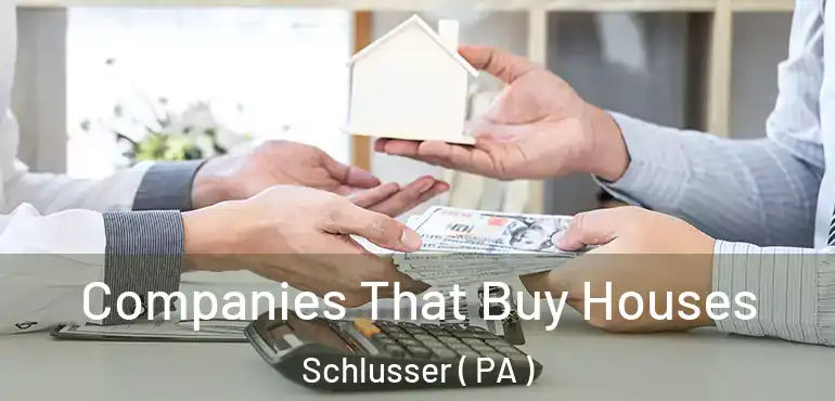  Companies That Buy Houses Schlusser ( PA )