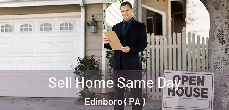  Sell Home Same Day Edinboro ( PA )