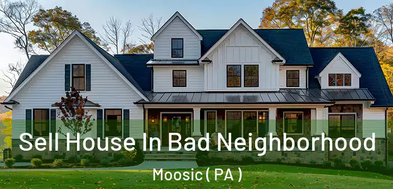  Sell House In Bad Neighborhood Moosic ( PA )