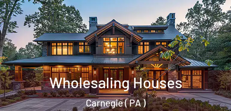  Wholesaling Houses Carnegie ( PA )