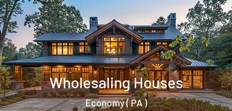  Wholesaling Houses Economy ( PA )