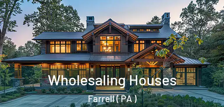  Wholesaling Houses Farrell ( PA )