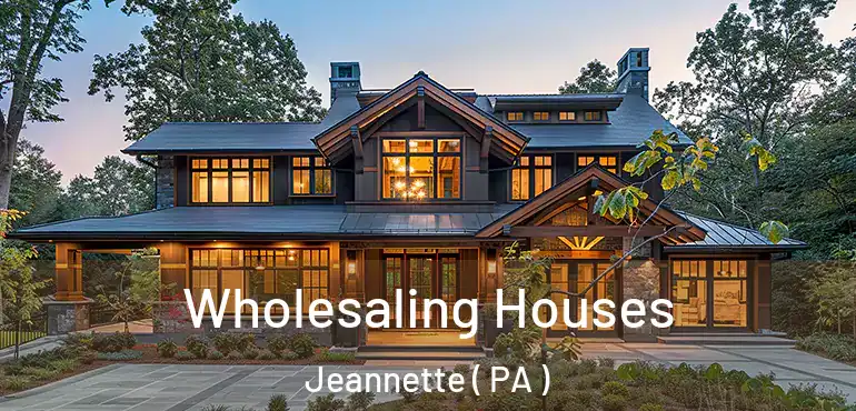  Wholesaling Houses Jeannette ( PA )